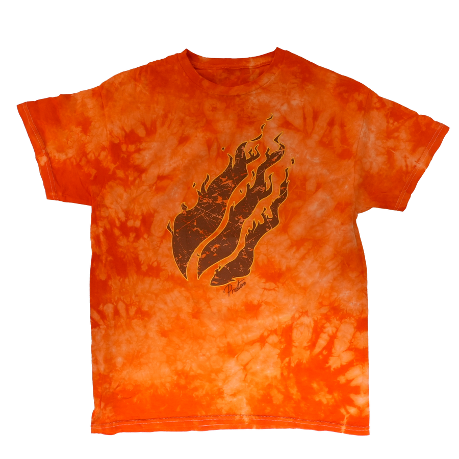 Orange Tie-Dye T-Shirt