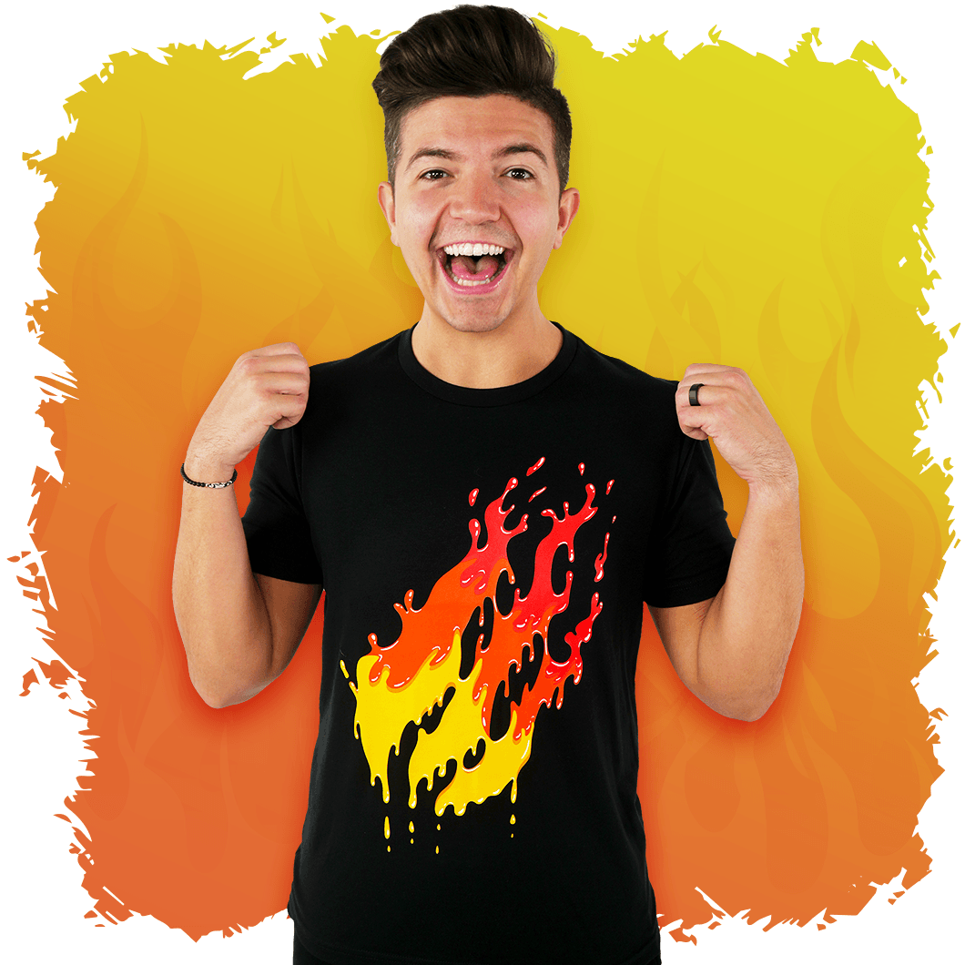 Fire Drip Tee - Fire Merch