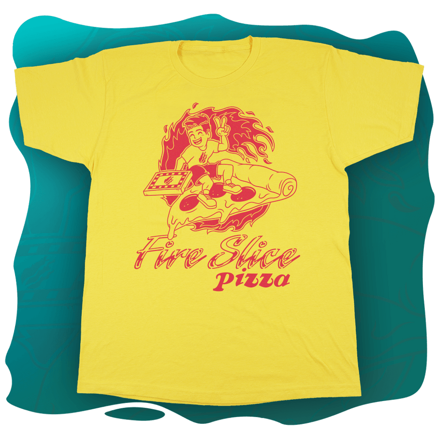 Fire Slice Pizza Tee - Fire Merch