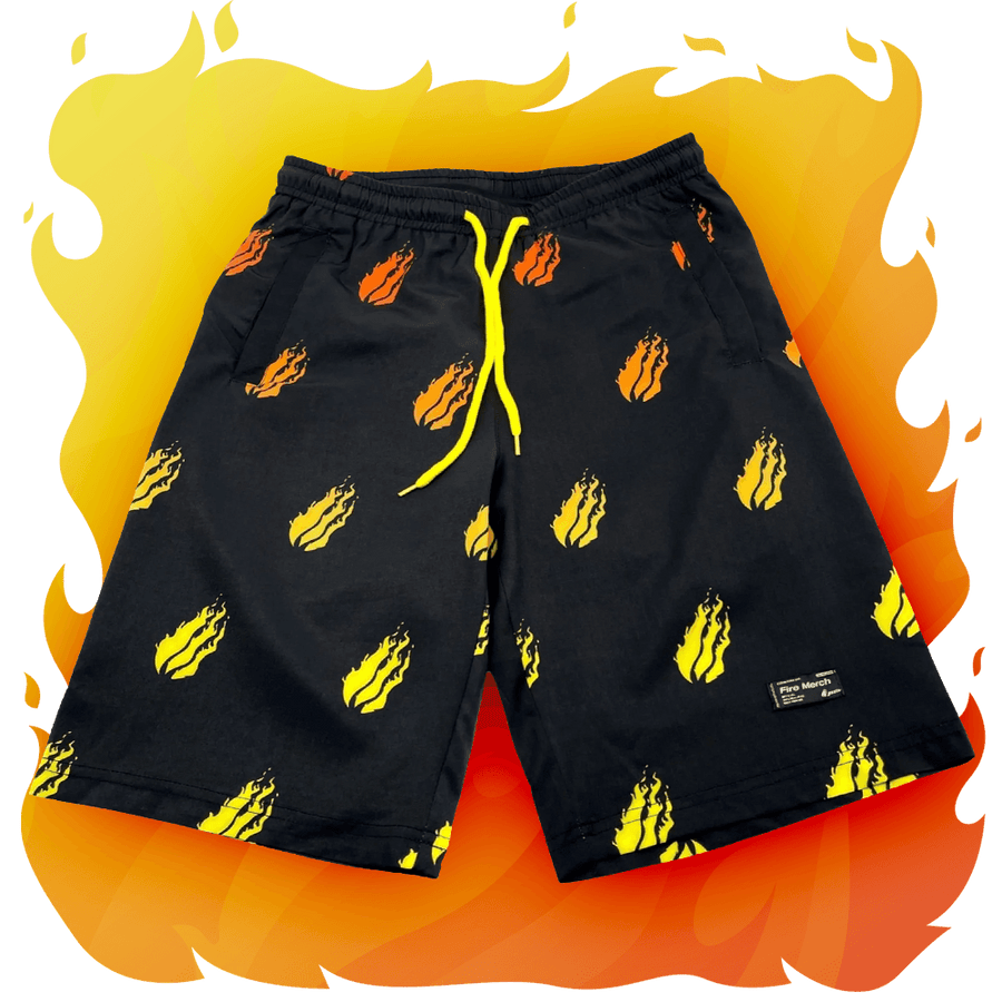 Fire Swim Shorts - Fire Merch