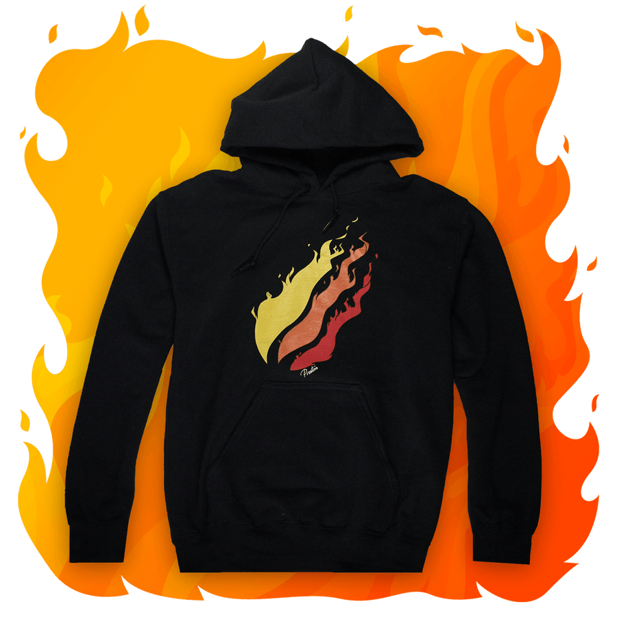 Hoodie discount with fire